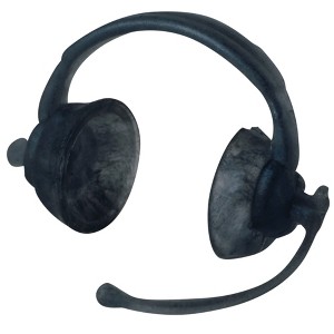Black Commentator Headset Headphones for WWE & AEW Wrestling Action Figures - 1 of 1