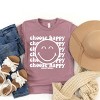 The Juniper Shop SmileyWorld Choose Happy Smiley Face Youth Short Sleeve Tee - 3 of 4