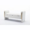 NicBex Modern 53.1" Velvet Fabric Storage Bench with Armrest for Bedroom and Living Room - 4 of 4