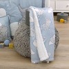 NoJo Disney Dumbo Sweet Little Baby Light Blue and White Super Soft Cuddly Plush Baby Blanket - 4 of 4
