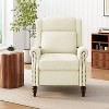 Christopher Knight Home Barnn 29.75" Upholstered Push Back Recliner Chair with Classic Wing Back - 2 of 4