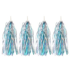 Unique Bargains Handlebar Tassel Grip Ribbon Decorations Scooter Bike Streamers 4 Pcs - 1 of 4