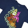 Seven Times Six Five Nights at Freddy's Boys' Shirt Game Overrr Let's Eat Crewneck Tee Blue - 3 of 4