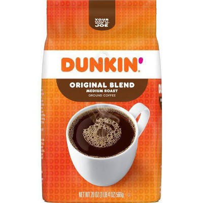 Dunkin' Original Blend Ground Coffee Medium Roast - 20oz