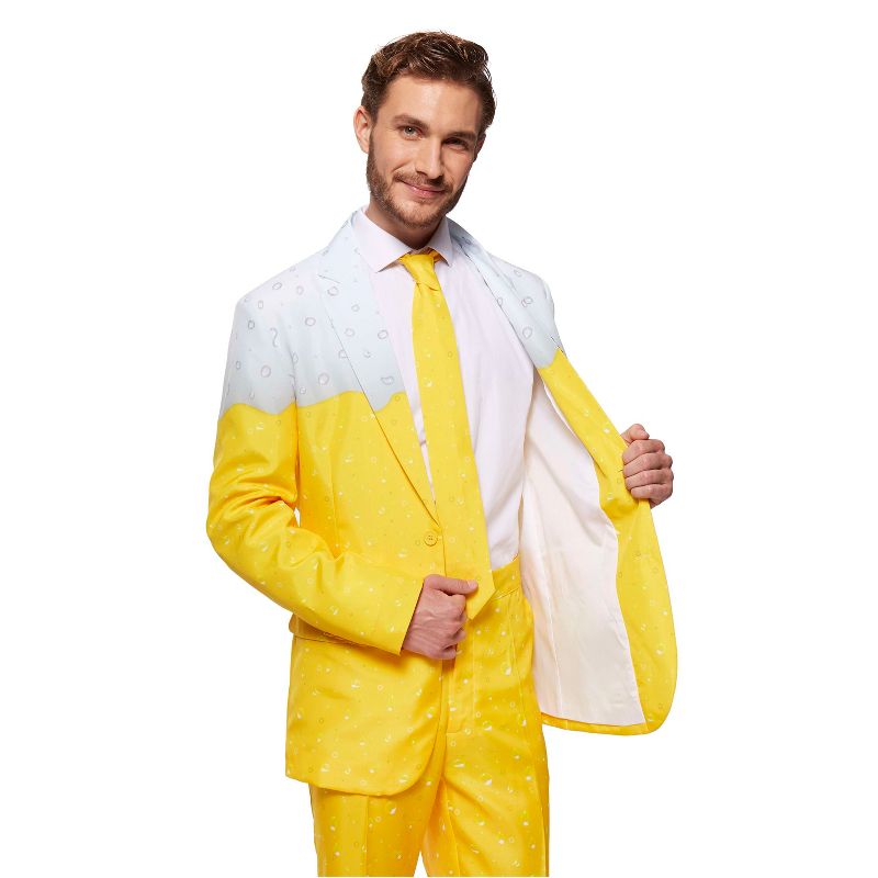 Suitmeister Men's Party Suit - Premium Beer Yellow, 3 of 4
