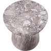 Meridian Furniture,Avellino Marble Finish Concrete End Table - 4 of 4
