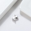 Initial Letter Charms for Women by Ginger Lyne | Italian Style Single Bracelet Charm for her | Sterling Silver Initial A for Charm Bracelet - 2 of 4