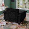 51" Chenille Upholstered Oversized Chaise Lounge Chair with Storage Ottoman - 4 of 4