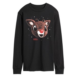 Men's - Rudolph - Rudolph Portrait Long Sleeve Graphic T-Shirt - 1 of 3