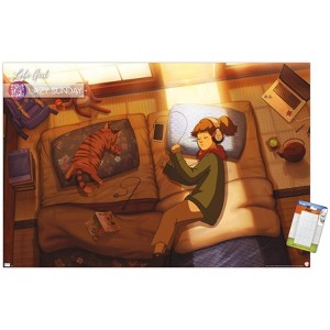 Trends International Lofi Girl - Lazy Sunday Unframed Wall Poster Prints - 1 of 4