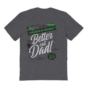 Rerun Island Men's Better Call Dad Short Sleeve Graphic Cotton T-Shirt - 1 of 3