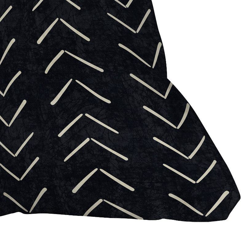 16&#34;x16&#34; Becky Bailey Mud Cloth Big Arrows Square Throw Pillow Black/White - Deny Designs, 4 of 6