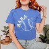 Simply Sage Market Women's Mama Baseball Stars Mini Short Sleeve Graphic Tee - 2 of 2