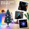 VINGLI 4ft Pre-lit Fiber Optic Artificial Christmas Tree w/Multicolor LED Lights, Snowflakes & Top Star - 4 of 4
