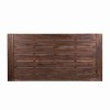 PAGED Rustic Outdoor Dining Table Sandblast Finish Acacia Wood Outdoor Table with Metal Finish Frame for Patio, Lawn, Courtyard - 4 of 4