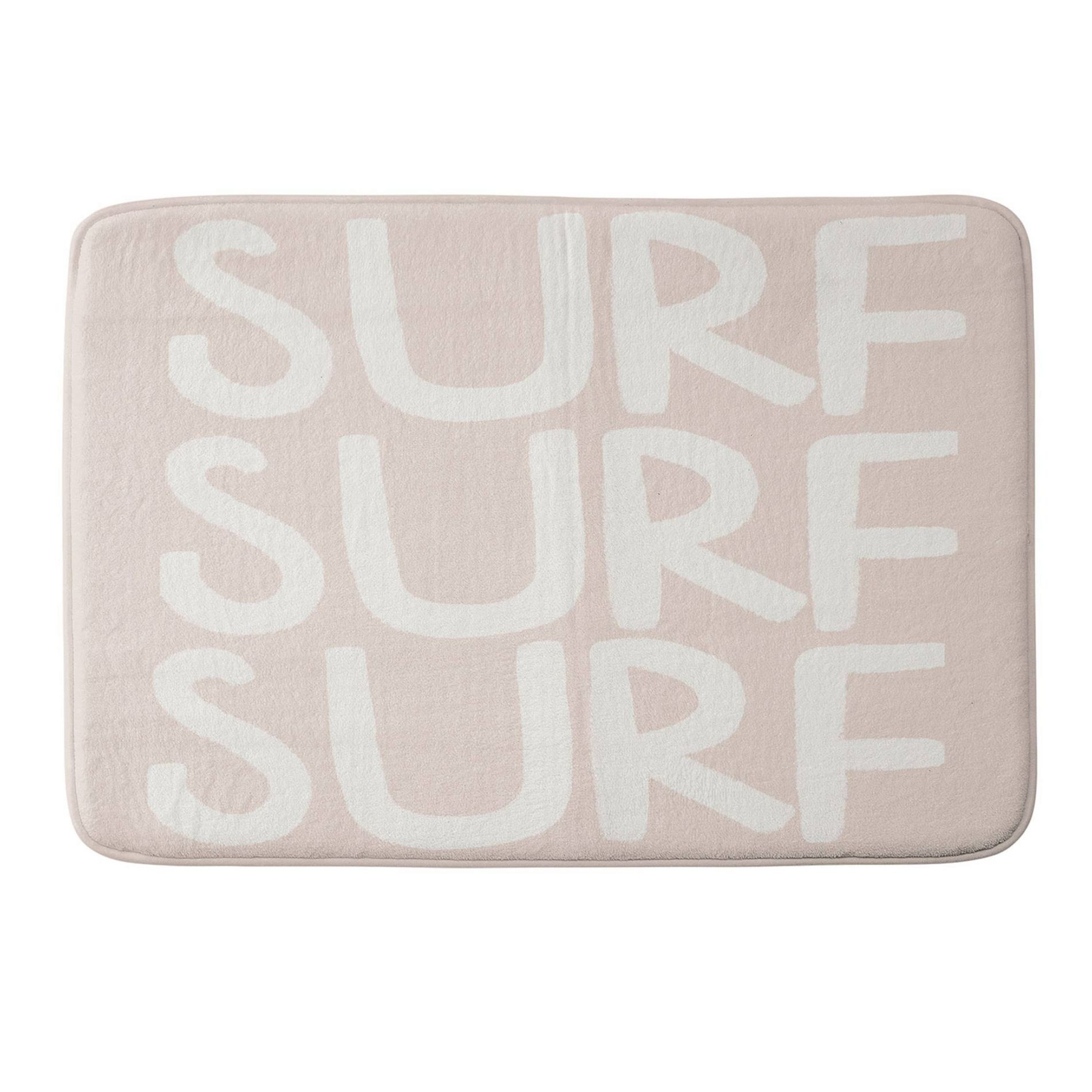 Deny Designs Forth and Wild Boho Surf Surf Surf Print Memory Foam Bath Mat