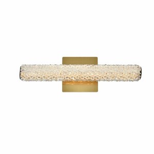 Elegant Lighting Bowen 1 - Light Sconce in  Satin Gold - 1 of 4