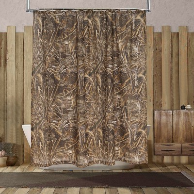 Realtree Max-5 Camouflage Shower Curtain - 72" x 72" Inches