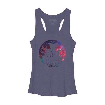 Women's Design By Humans Halloween home By durungkapok Racerback Tank Top