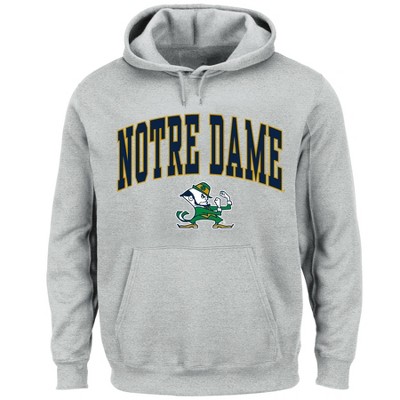 Ncaa Notre Dame Fighting Irish Men s Big Tall Gray Hoodie 5xl