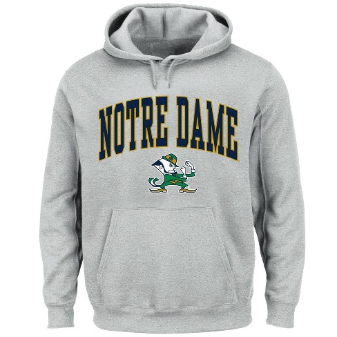 Ncaa Notre Dame Fighting Irish Men s Big Tall Gray Hoodie 6xl