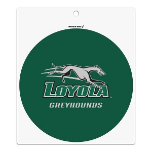 Loyola University Maryland Primary Logo Automotive Car Refrigerator Locker Vinyl Circle Magnet - 1 of 4