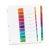 Avery Ready Index Customizable Table of Contents Asst Dividers 10-Tab 11 x 9 1/2 11165 - 2 of 4