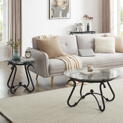 NicBex Coffee Tables for Living Room Rectangle Coffee Table Modern Style End Side Table with Sturdy Bas for Dining Room Home Kitchen Table