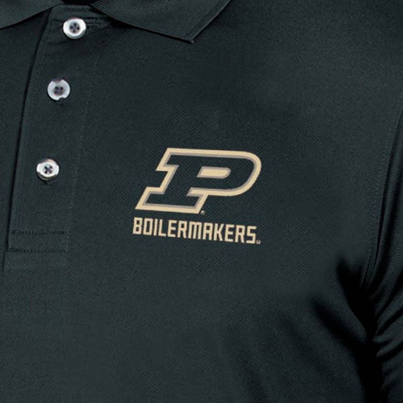 NCAA Purdue Boilermakers Polo T-Shirt, 3 of 4