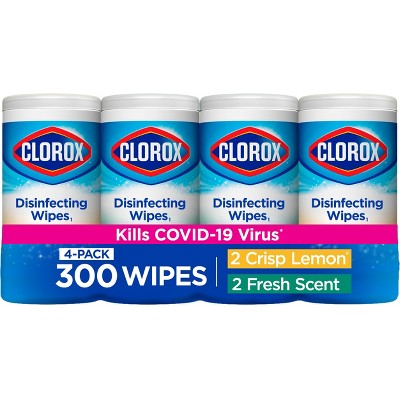 Clorox Disinfecting Wipes Value Pack - 300ct/4pk