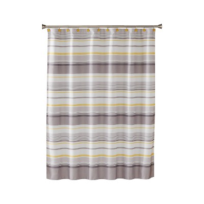 Spring Garden Fabric Shower Curtain Light Gray - Saturday Knight Ltd.