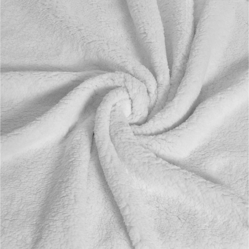 Catalonia High Pile Fleece Wearable Blanket with Sleeves Arms, Comfy Sleeved TV Wrap Blanket, Large Snuggly Throw for Adults, 5 of 7