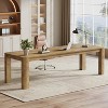 Lantine Two Person Desk, 79-Inch Long Desk for Home Office, Double Computer Table Large Writing Workstation for Office, Wood Color - 4 of 4