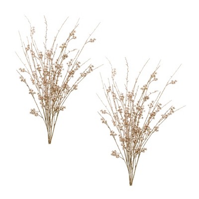 Beaded Iced Berry Spray (Set of 2)
