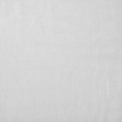 84" White Sheer Polyester Linen Rod Pocket Curtain Panel