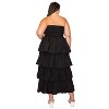 L I V D Women's Eleni Strapless Pleated Tiered Dress - 3 of 3