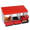 BENCMATE Pet Crates and Houses 3 Houses Dual Chamber Poultry Nesting Box for Hens and Ducks, Secure Egg Laying Sanctuary, Red, 33.86"*14.96"*6.89" - 2 of 4