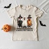 Chick or Treat Halloween Chickens - Youth Short Sleeve Graphic T-Shirt and Toddler Short Sleeve Graphic T-Shirt - 3 of 4