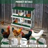 Chicken Nesting Box with Roll Out Egg Tray, Rustproof & Ventilated Laying Boxes for Hens, Chickens, Ducks - 4 of 4