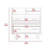 NicBex 2-Drawer Storage Cabinet with Open Shelves, 31.5" W Bedroom Dresser, Modern Dresser for Bedroom, Chest of Drawers - 3 of 4
