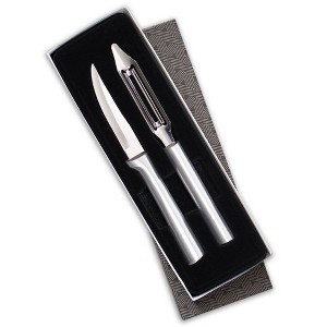 Rada Kitchen Knives Boxed Set, 2 Piece Stainless Pare and Peel Gift Set, Heavy Duty Paring Knife and Vegetable Peeler - 1 of 4
