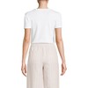 Lands' End Women's High Rise Pull On Drawstring Linen Wide Leg Crop Pants - 2 of 4