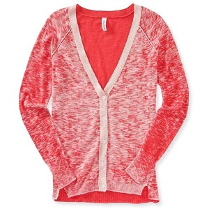 Aeropostale Womens Heathered Cardigan Sweater - 1 of 1