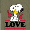 Boys' - Peanuts - Love Snoopy Woodstock Short Sleeve Graphic T-Shirt - 2 of 4