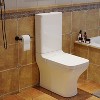 LunaLulinlk Matte Black Double Post Pivoting Wall Mounted Stainless Steel Toilet Paper Holder for Bathroom RV - 2 of 4