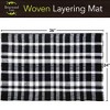Briarwood Lane Everyday Black and White Plaid Layering Mat 36x24 Layer Mat - 3 of 3
