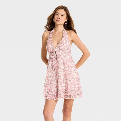 Women's Chiffon Layered Mini A-Line Dress - Wild Fable™