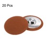 Unique Bargains Metal Shank Round Cloth Covered DIY Sewing Buttons 20 Pcs - 3 of 4