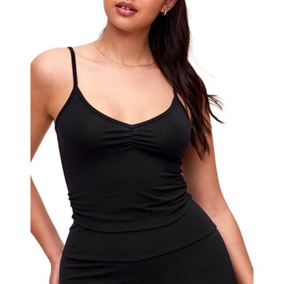 Jockey Women's Skimmies Ultralight Smoothing Cami - Soft Stretch Lace Trim, Adjustable Straps