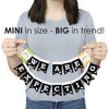 Big Dot of Happiness We Are Expecting - Pregnancy Announcement Mini Pennant Banner - We Are Expecting - 3 of 4